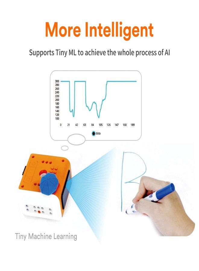 MatataStudio VinciBot STEM Robotics for Kids Ages 8-12, Scratch&Python Programmable Robot with AI Function for Teens School Grade 3-7, Educational Coding Robot Kit for Boys & Girls, Ages 8+ - Image 5
